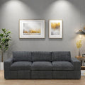 Sectional Couches for Living Room, Comfy Cloud Couch Loveseat Sofa by GlasFlength