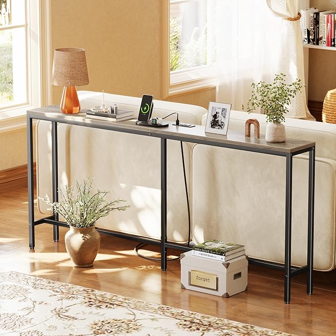 SUPERJARE 70 Inch Console Table - Image 7