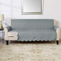 Medallion Stitched Solid Furniture Protector Stain Resistant Durable Furniture by GreatBayHome