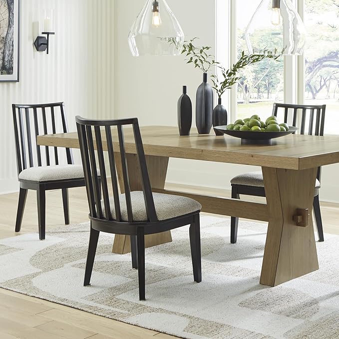 Signature Design by Ashley Galliden Urban Upholstered Armless Dining Chair - Image 4