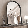TokeShimi Arched Black Wall Bathroom Mirror 26x38 Inch by RefinedBathroomAccessories
