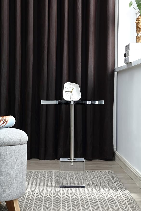 Clear Acrylic End Table, Side Table, - Image 4