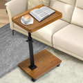 Aoligrace C Shaped End Table Adjustable Height, 360° Swivel Side Table by Aoligrace