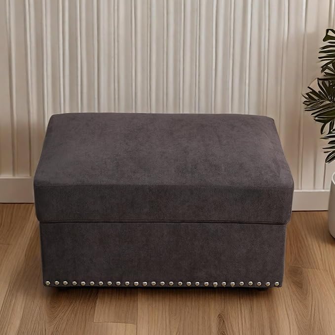 Sectional Couch Sofa with Ottoman Living Room Ottoman, U-Shaped Modern Couches by GlasFlength