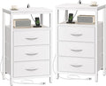 Huuger Nightstands Set of 2, 27.6 Inch End Tables by Huuger