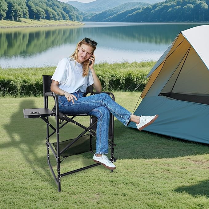 Tall Folding Directors Chair - Image 8