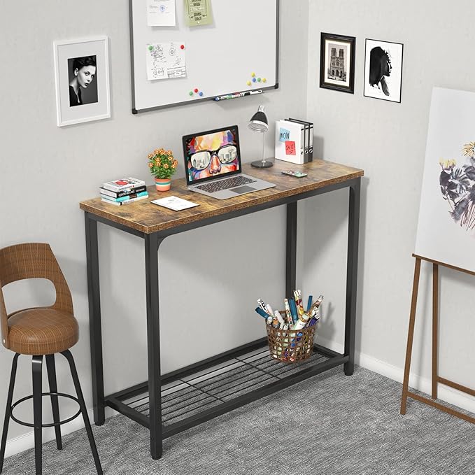 Ecoprsio Small Console Table Sofa Table - Image 7