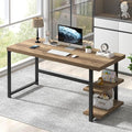 FOLUBAN 60 Inch Home Office Desk, Large Computer Desk by FOLUBAN