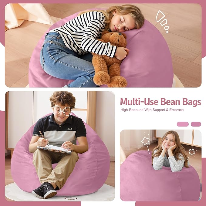 Homguava 2FT Bean Bag Chair: 2' Bean Bags - Image 3