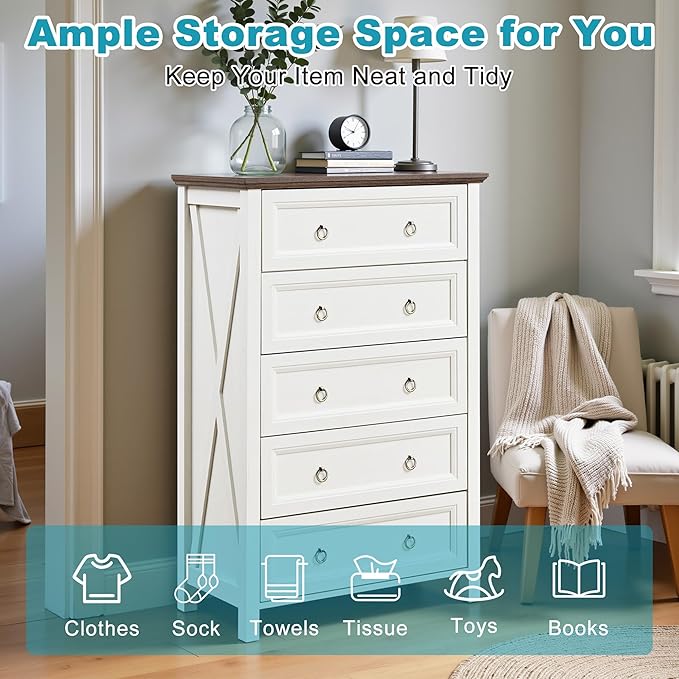 31.3" Farmhouse Sideboard Buffet Cabinet - Image 3