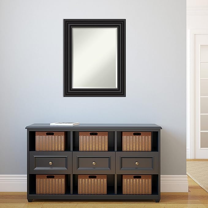 Amanti Art Black Bathroom Mirror - Image 5