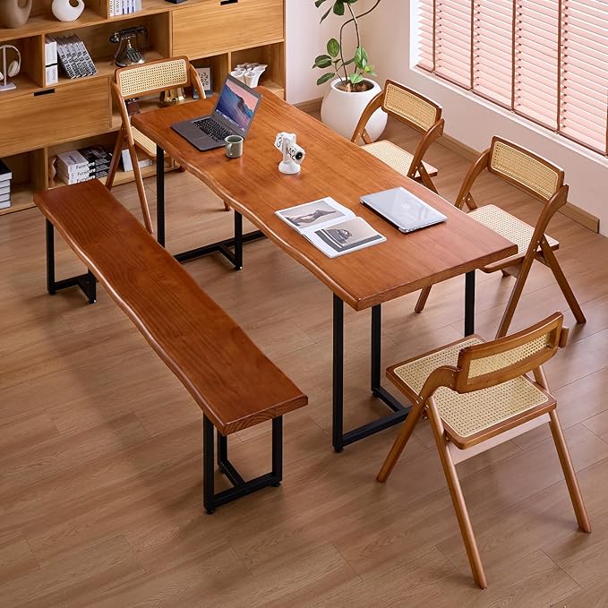 Solid Wood Administrative Desk, Dining Table - Image 2