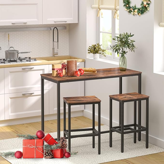 HOOBRO Bar Stools, Adjustable Feet, - Image 8