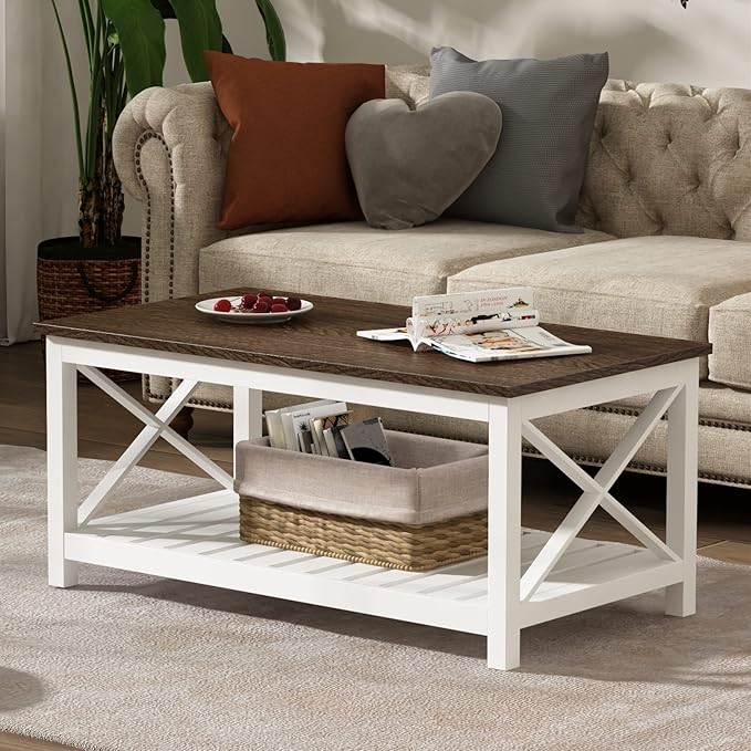 ChooChoo Coffee Table, Rustic Farmhouse Table - Image 3