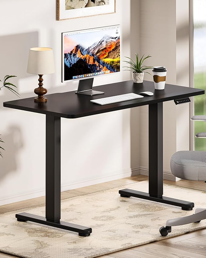 Okin Standing Desk Electric Adjustable Computer Whole Piece Stand up Desk - Image 2