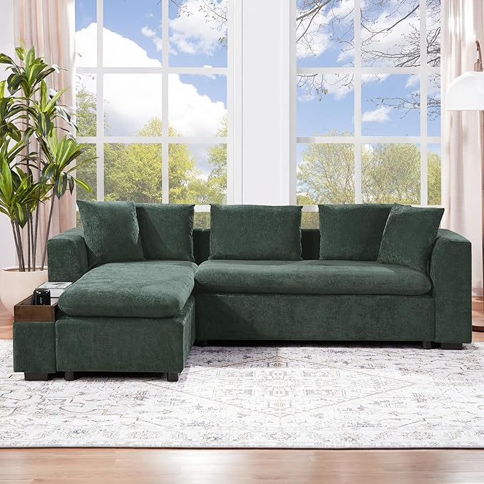 Merax 93.7" L-Shaped Sectional Sofa - Image 3