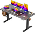 Huuger 55 x 28 Large Electric Standing Desk, Height Adjustable Desk, 27.6" Deep by Huuger