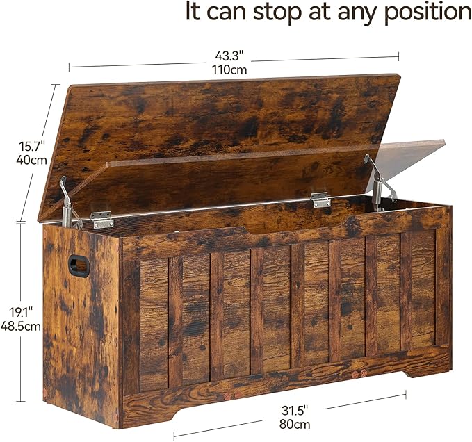43.3"Storage chest extra large, storage trunk - Image 2