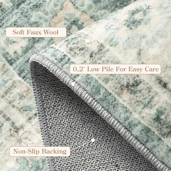 LIVEBOX Washable Area Rug 5x7 Rugs - Image 5