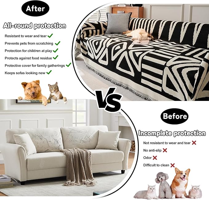 HANDONTIME Armchair Boho Sofa Covers - Image 7