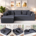 Cloud Sectional Couch, 104”L-Shape Large Oversized Sofa by FONTOI