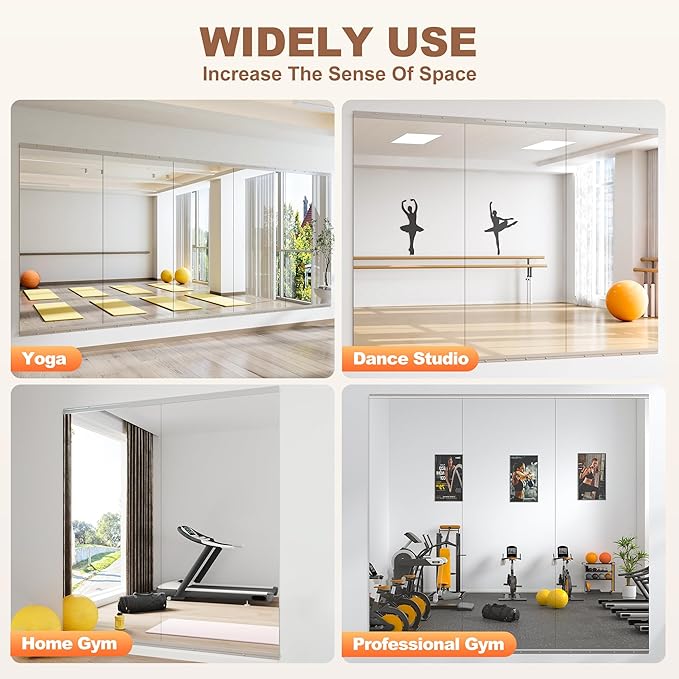 Hasipu Home Gym Mirror 63" L x 28" W - Image 7