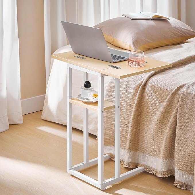 HOOBRO Foldable End Table, C Shaped Side Table - Image 5
