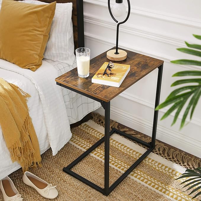 VASAGLE C Shape End Table, Small Coffee Table - Image 7