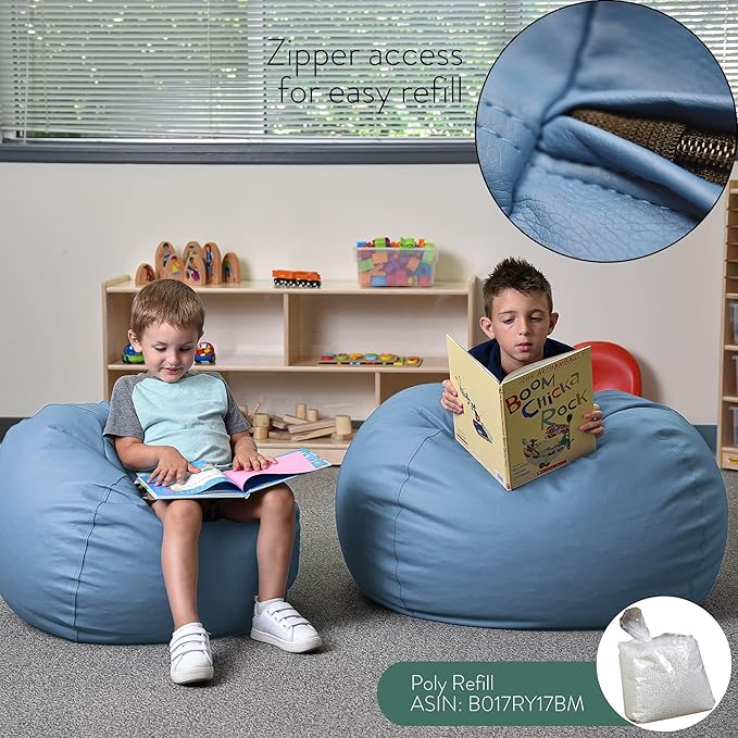 Children's Factory 35" Kids Bean Bag Chairs, Flexible Seating Classroom - Image 5