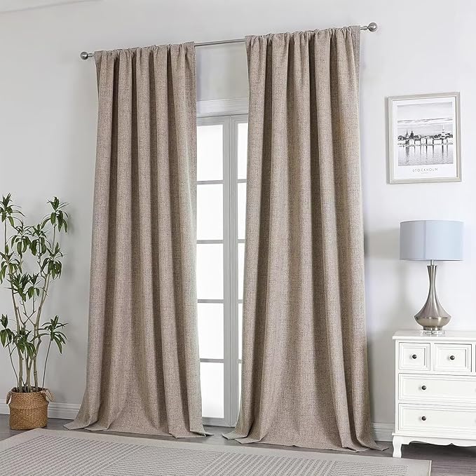 Joydeco 100% Total Blackout Curtains Custom Size - Image 7