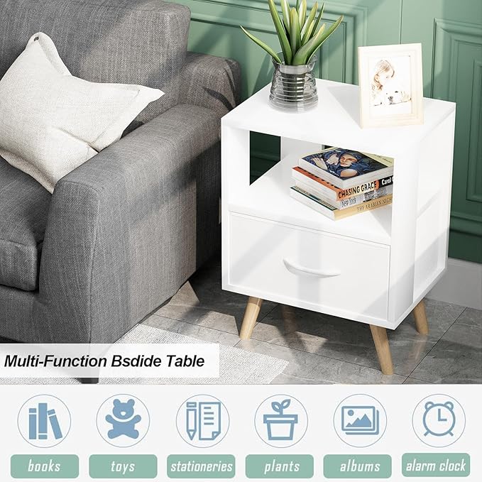 Night Stand, Nursery Side Table - Image 5