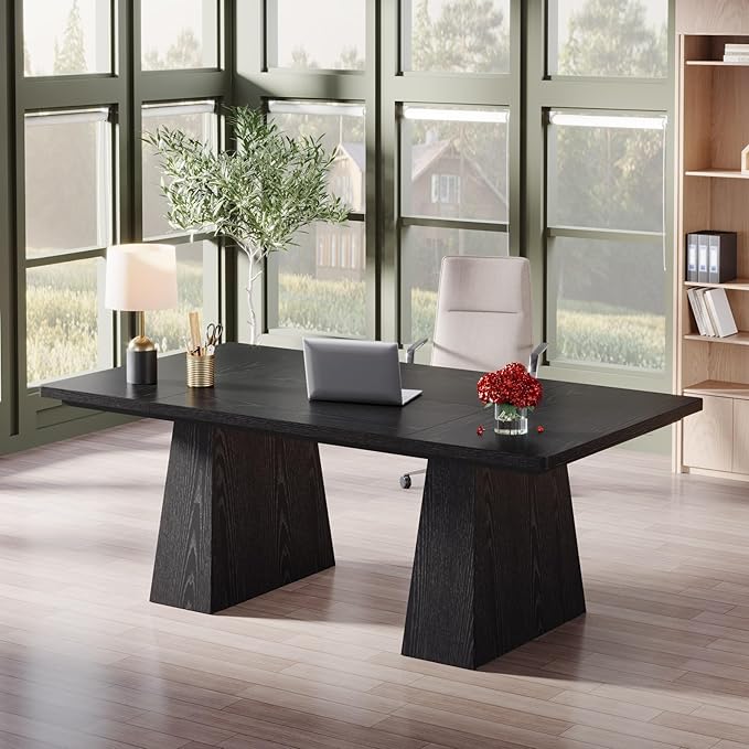 Tribesigns 63-Inch Executive Desk, Large Office Computer Desk - Image 5