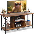 WLIVE TV Stand up to 45 Inch TV, Rustic Brown by WLIVE