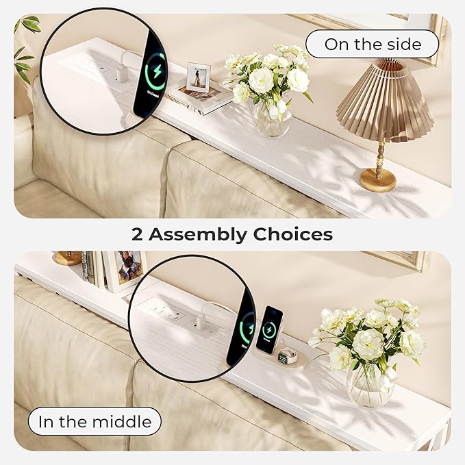 SUPERJARE 70 Inch Console Table - Image 5
