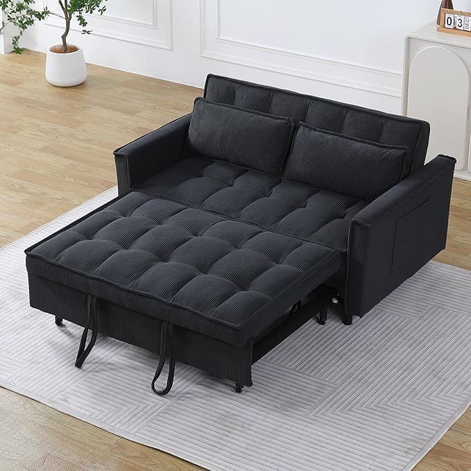 Ball & Cast Convertible Sleeper Sofa Bed, Convertible Pull Out Couch - Image 5