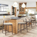 COLAMY Counter Height Bar Stools Set of 4, Kitchen Bar Stools by COLAMYINC
