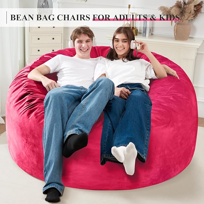 Homguava 5 FT Bean Bag Chair: 5' Bean Bags - Image 3