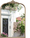 30" x 40" Antique Gold Arched Mirror by Mestikits