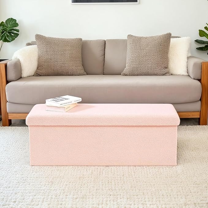 43 Inches Storage Ottoman Bench - Image 2