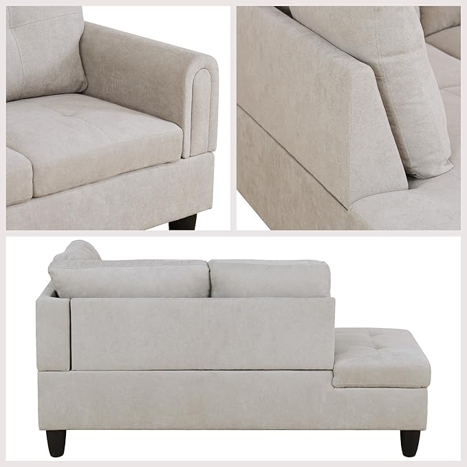 L Shaped Couch Sectional Couches - Image 6