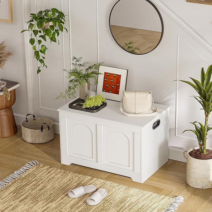 DINZI LVJ Storage Chest, 31.5”Wooden Toy Box - Image 7