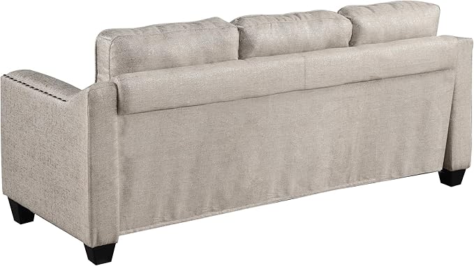 3 Pieses Living Room Sofa Sets Linen Blend Button Tufted Retro Sofa&Couch - Image 5