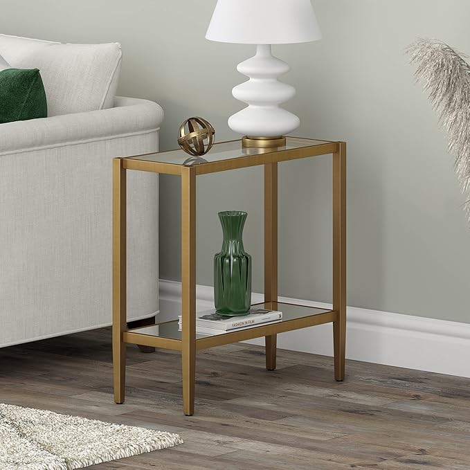 Henn&Hart 24" Wide Rectangular Side Table - Image 8