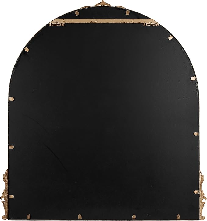 Kate and Laurel Myrcelle Traditional Arched Mirror; 30 x 32; Antique Gold; - Image 7