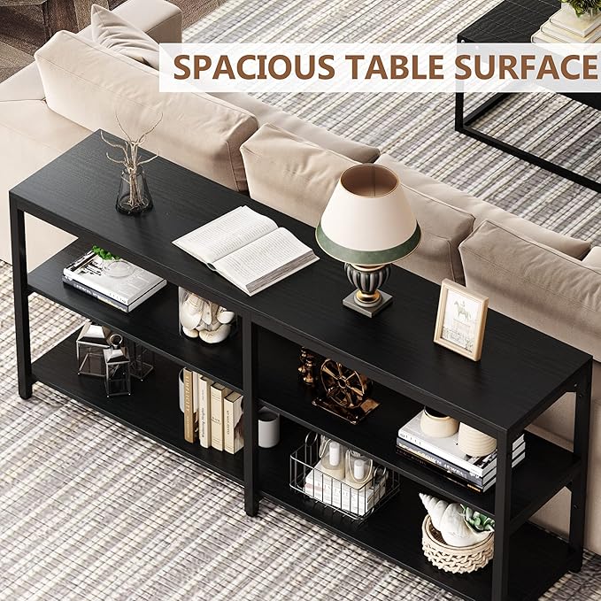 Tribesigns 70.9 Inch Extra Long Console Table, Modern Sofa Table Behind Couch - Image 5