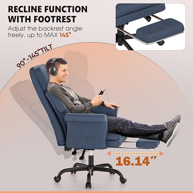 ELABEST C39 Cross Legged Office Chair - Image 7