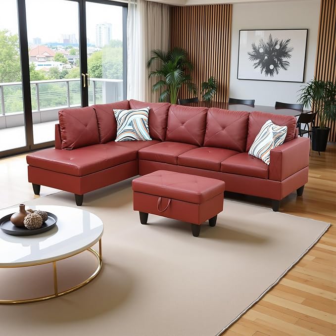 97" Oversized Sectional Couch, L Shaped Couch by LynginsCreativeLife