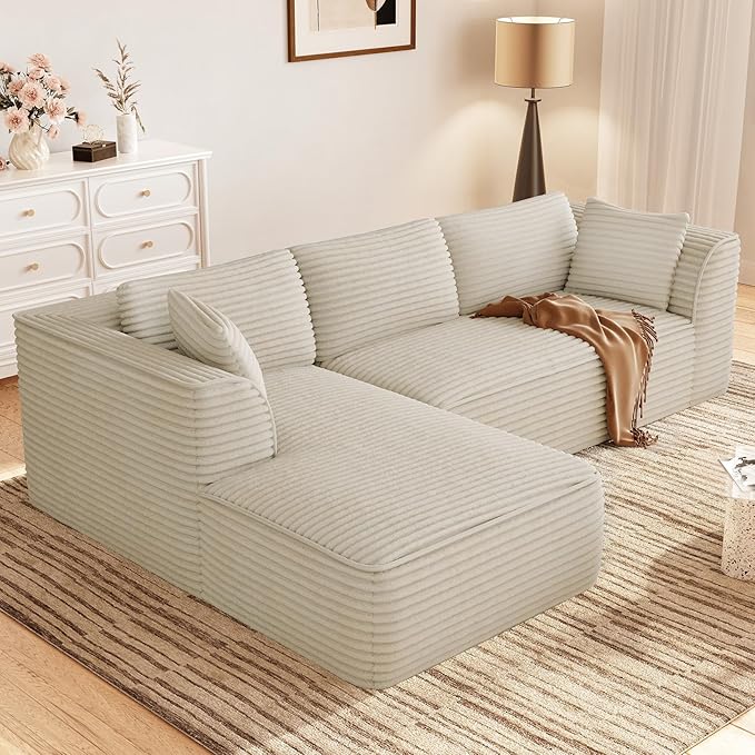 Vesgantti 106" Boneless Couch by Vesgantti