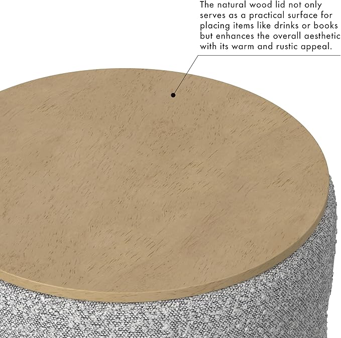 HomePop Channel Storage Ottoman - Image 4
