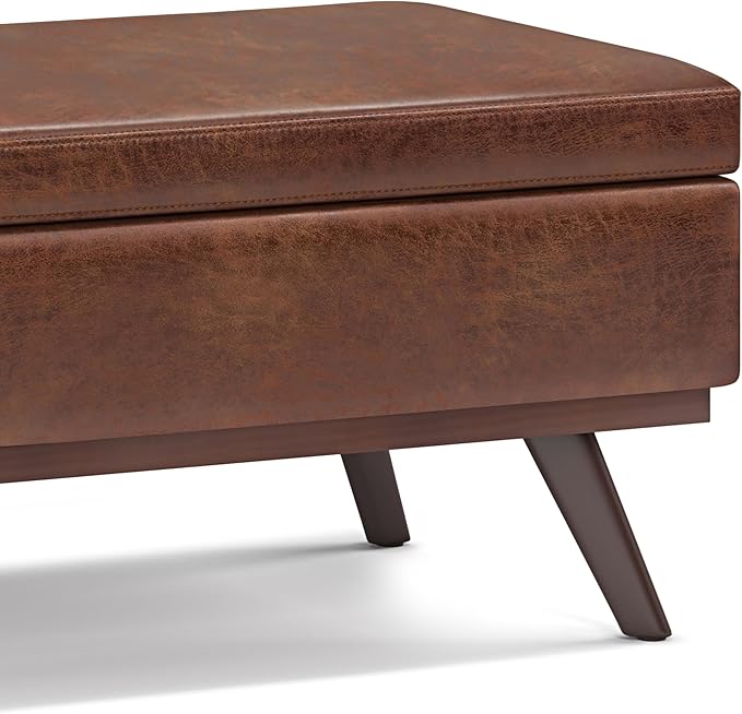 SIMPLIHOME Owen 42 inch Wide Mid Century Modern Rectangle Lift Top Large Coffee - Image 7